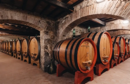 Cask cellar for ageing
